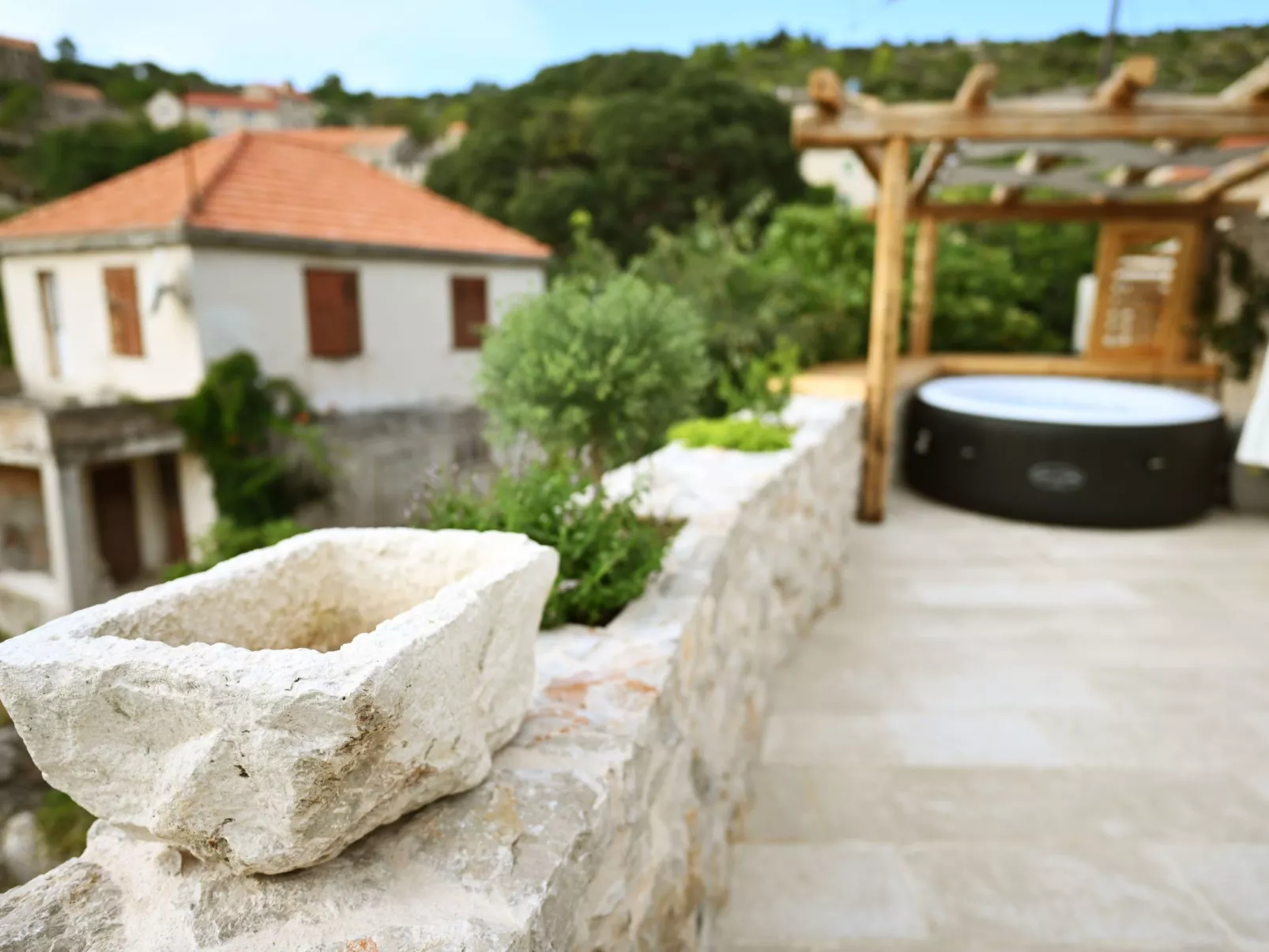 Charmantes traditionelles Steinhaus Villa Teza Hvar-Buiten