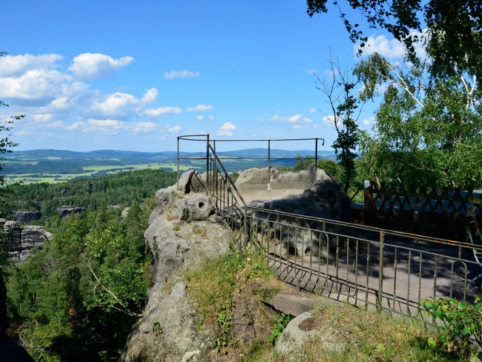 Panoramablick in Königstein-Buiten
