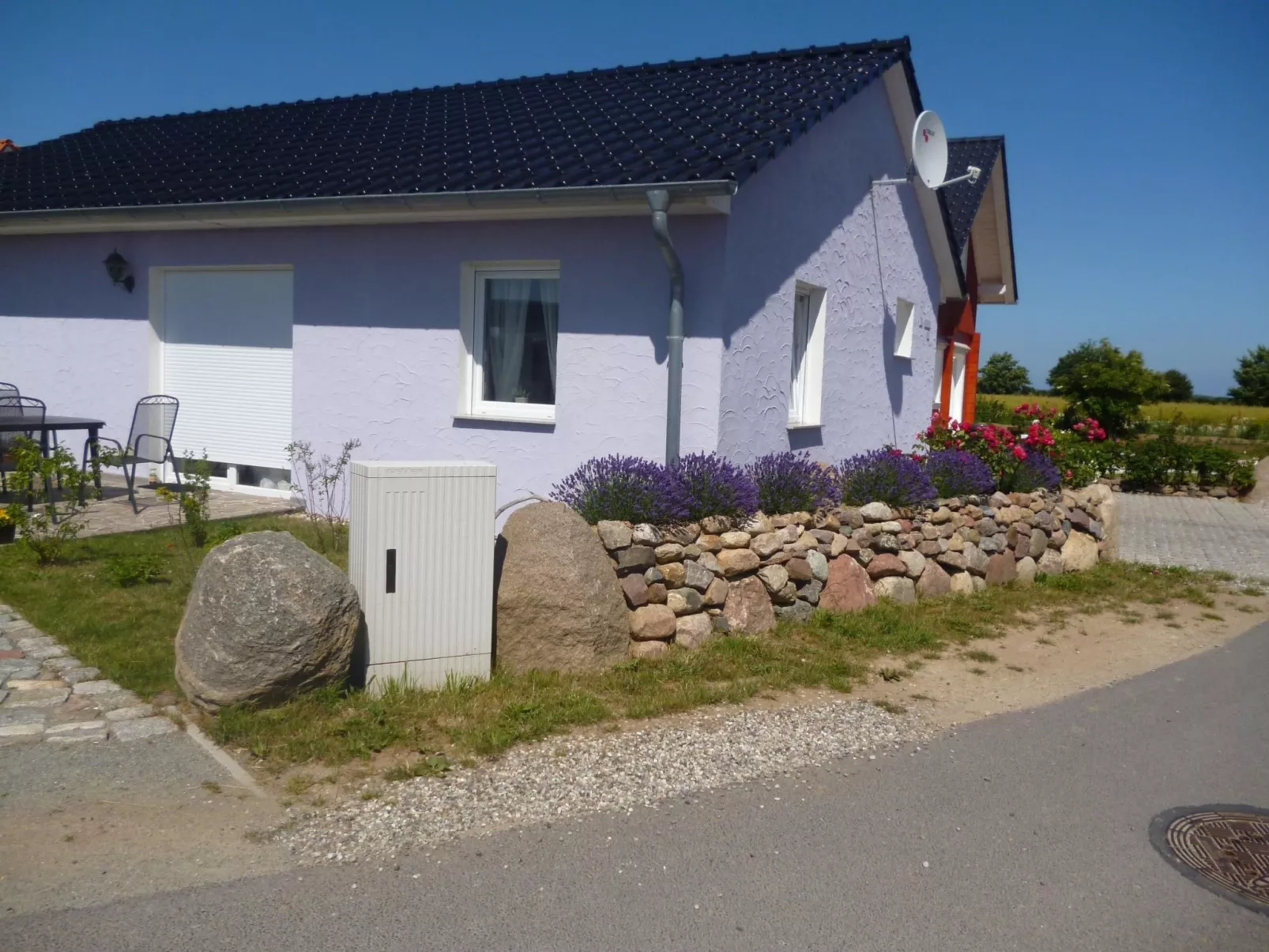 Freistehendes Ferienhaus in Lancken mit Sauna-Binnen