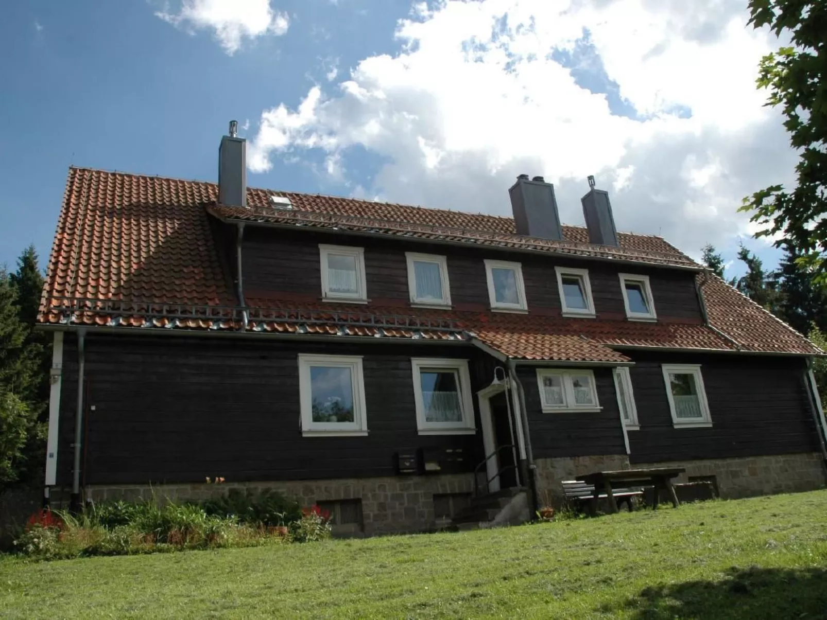 Appartement in Altenau mit Garten-Buiten