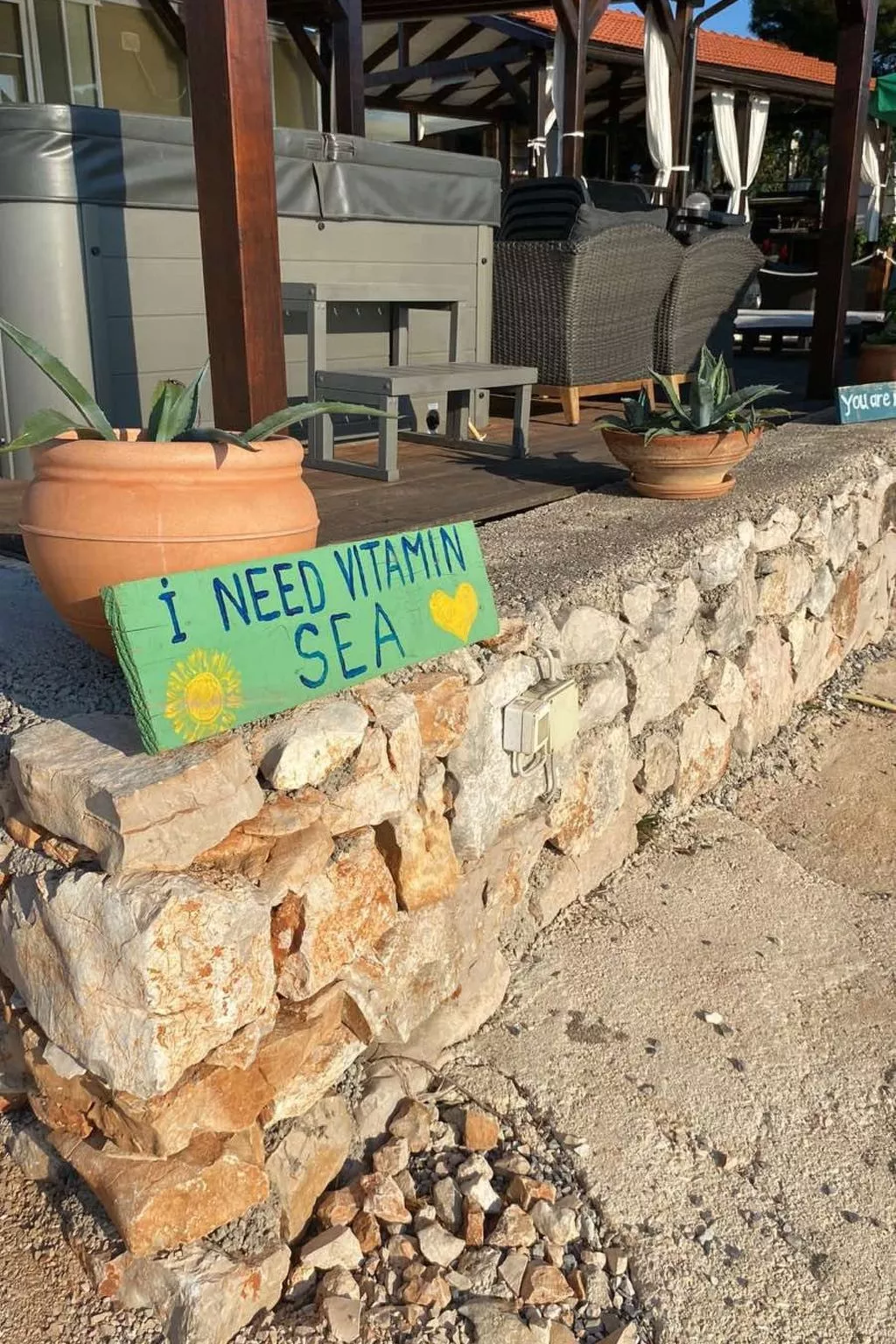 Strandhaus Danica - Ferienanlage Bain, Žut - Kornati-Buiten