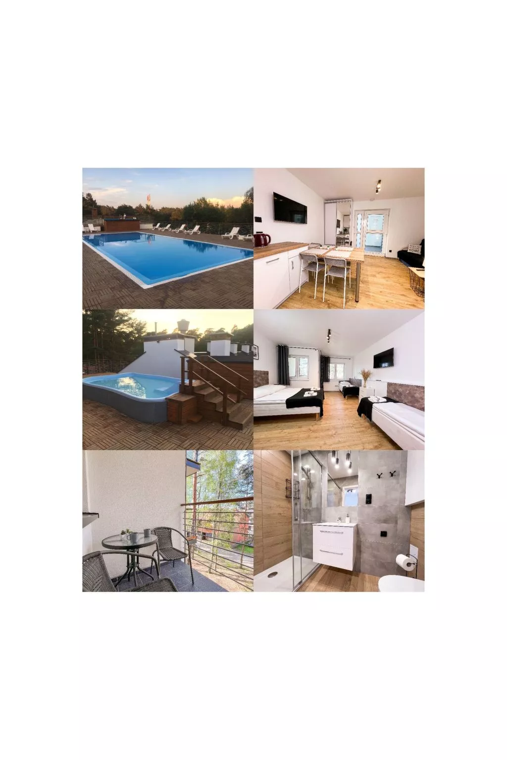 Studio-Wohnung "Apartment 16B" mit Schwimmbad-Binnen