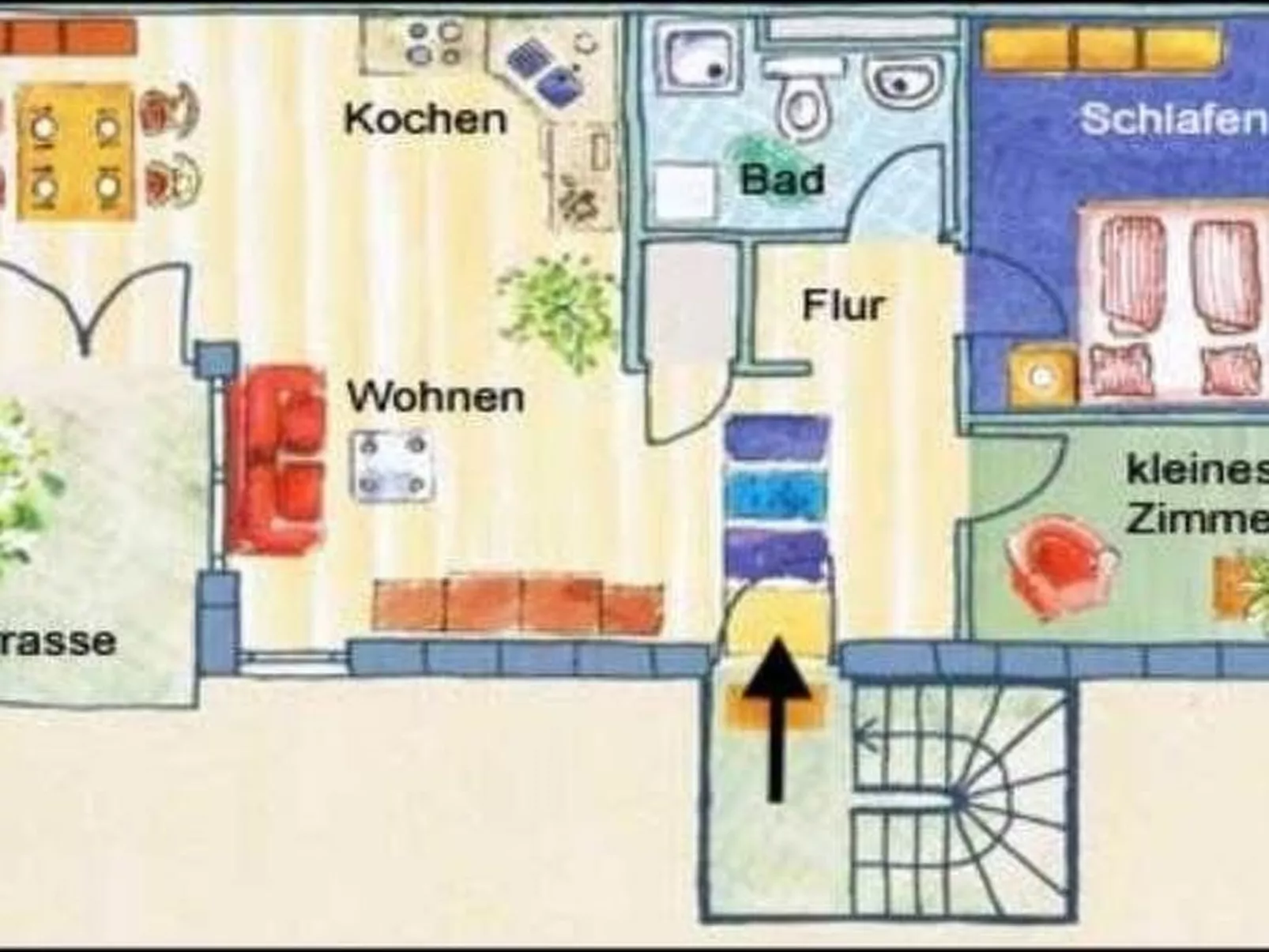 In Peenemünde mit Gepflegtem Garten-Binnen