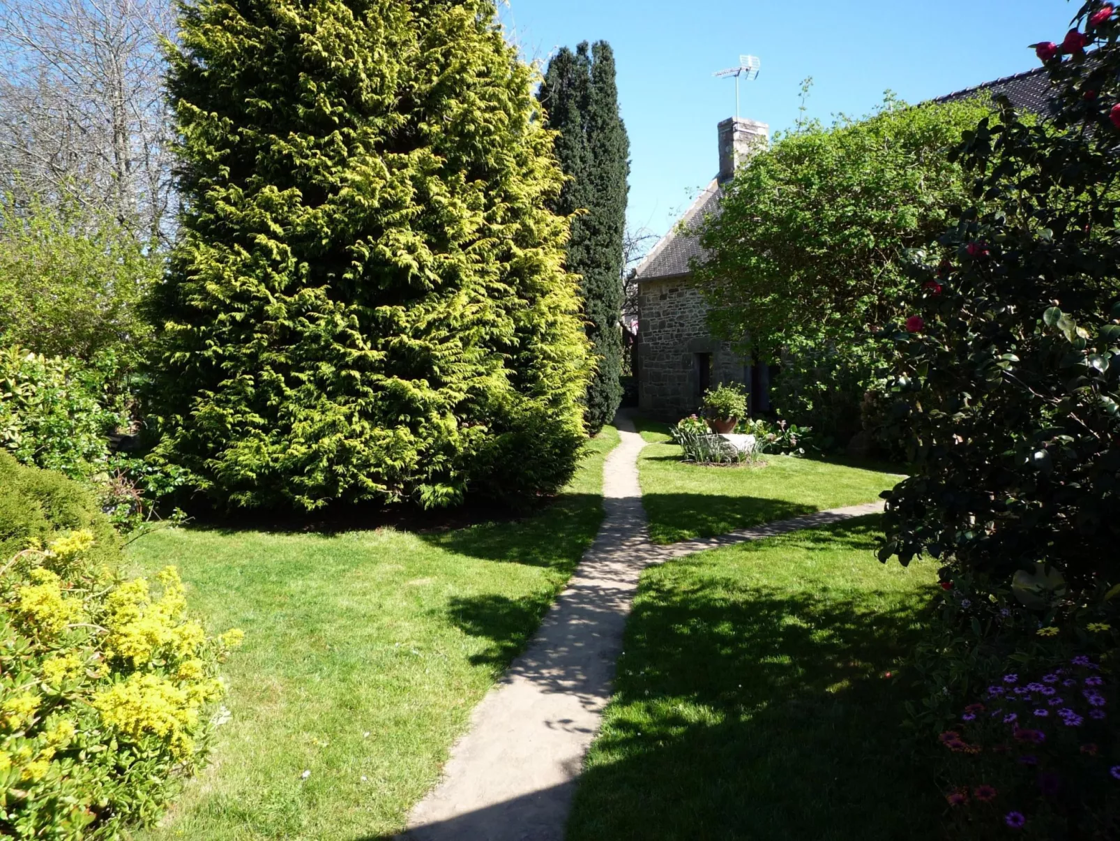 Eine kleine Oase der Ruhe am Meer-Binnen