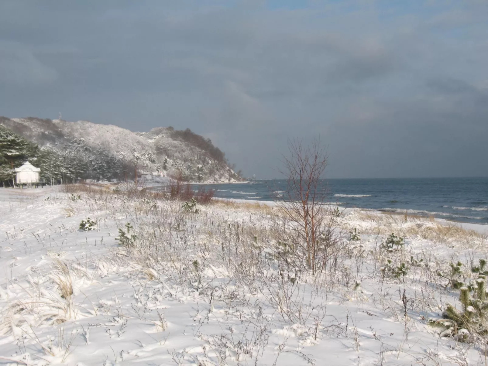Mit Balkon in Strandnähe-Binnen