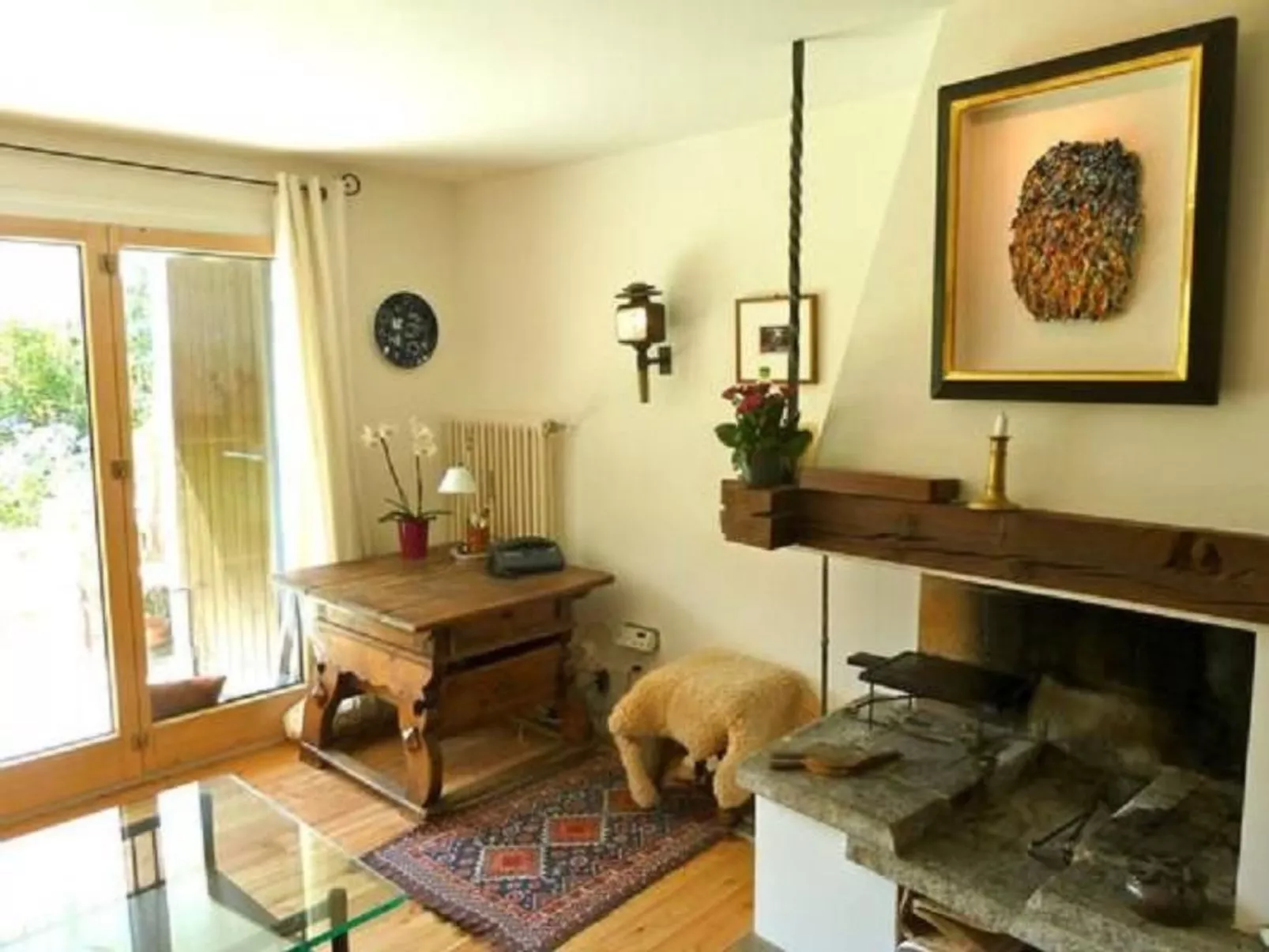 Chesa Cagiuma, Gartenwohnung-Binnen