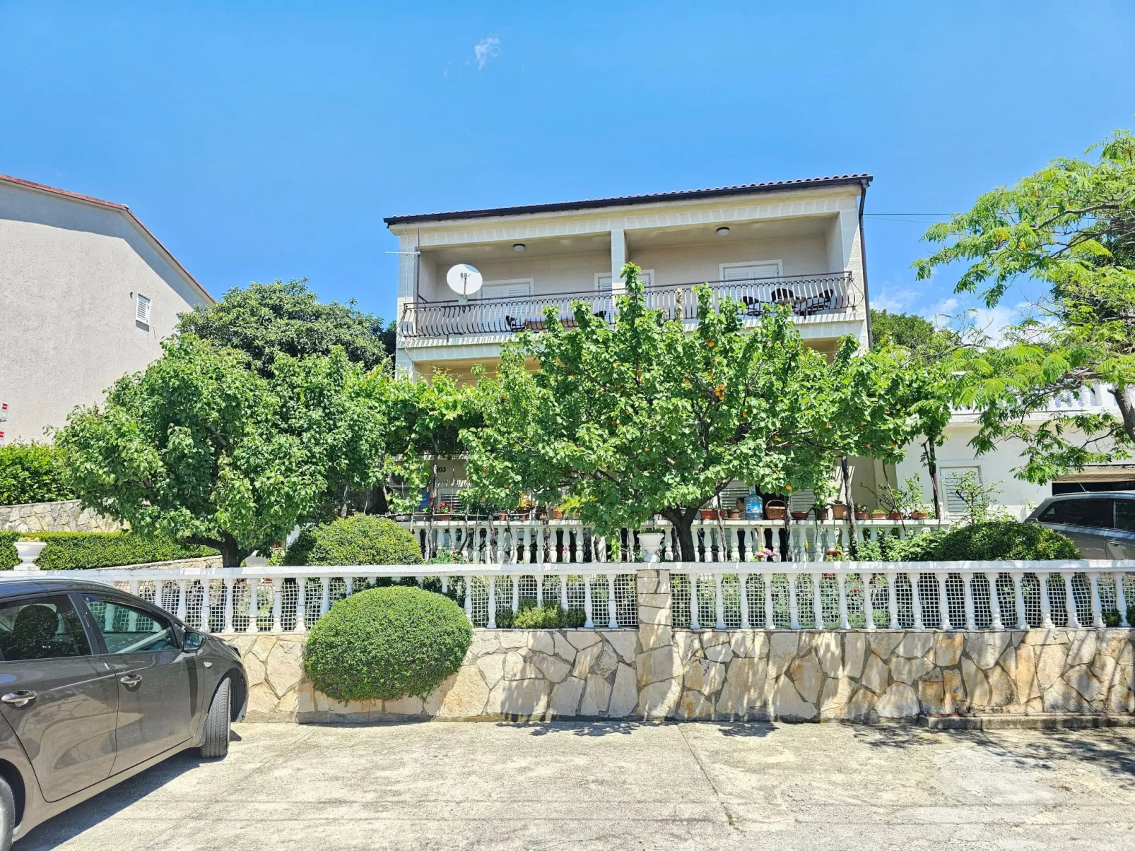 Wohnung für 7 Personen mit Terrasse und Meerblick-Binnen
