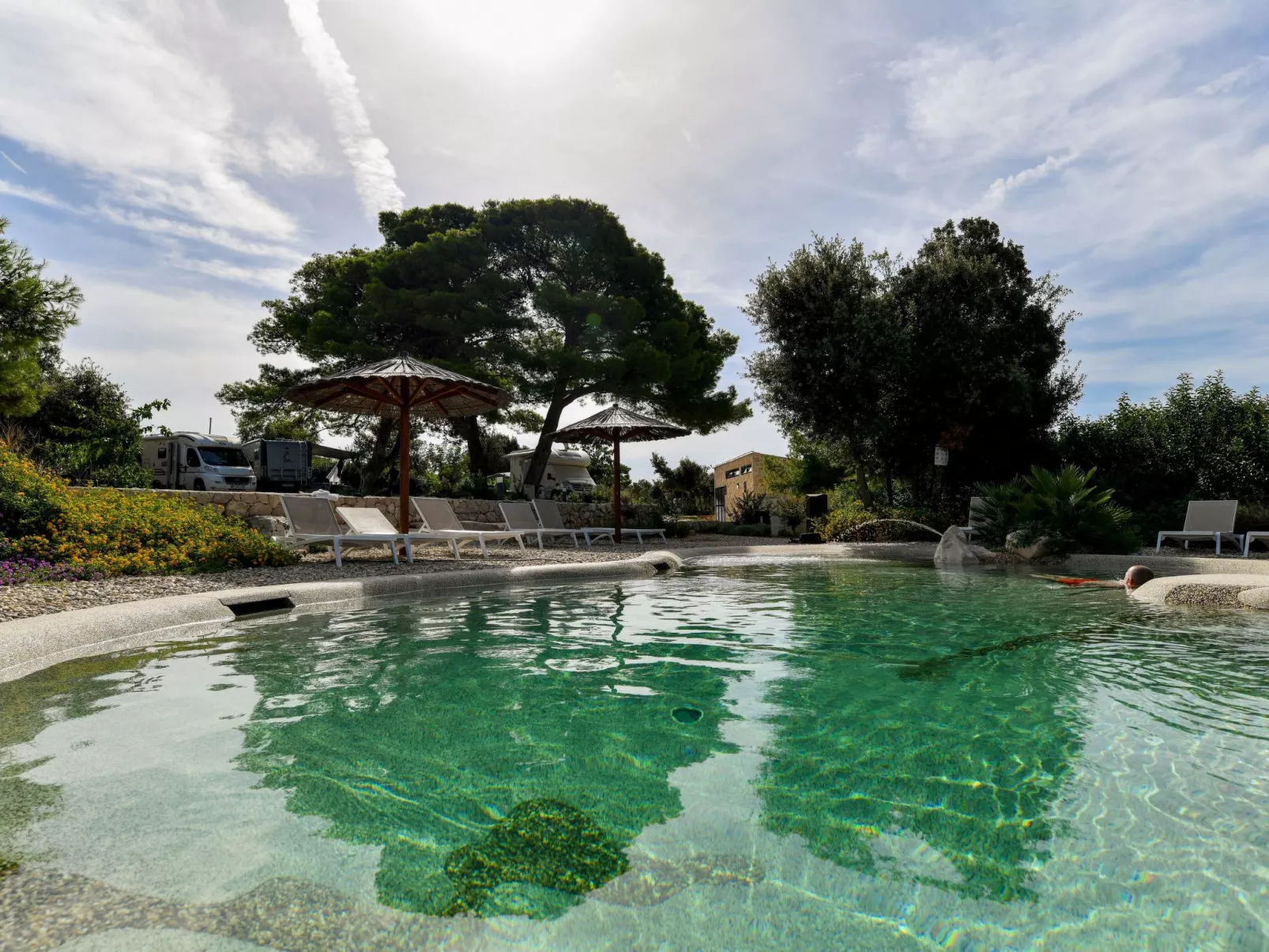 Mobilheim direkt am Strand-Buiten