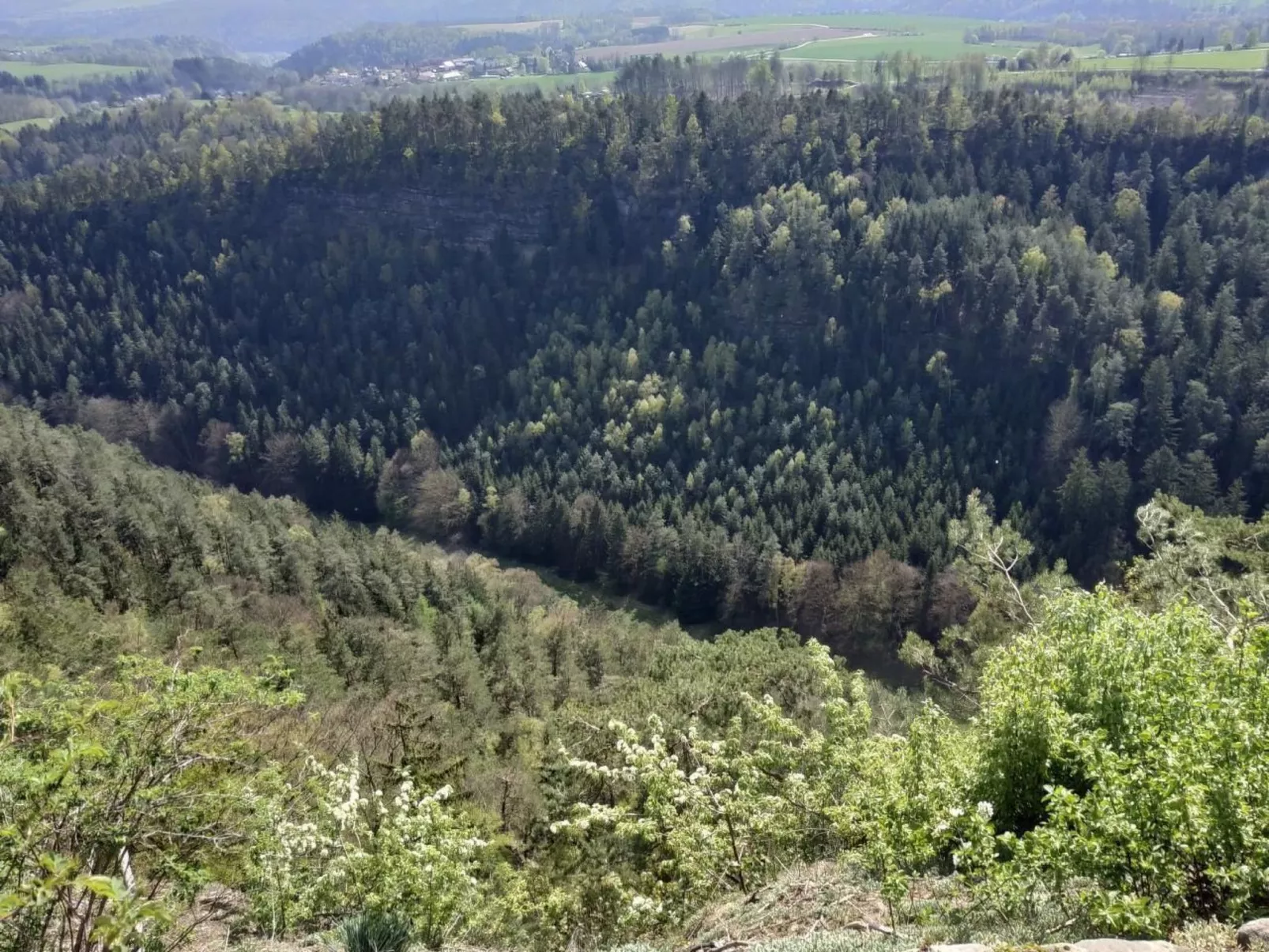 In Pirna mit Schöner Terrasse-Buiten