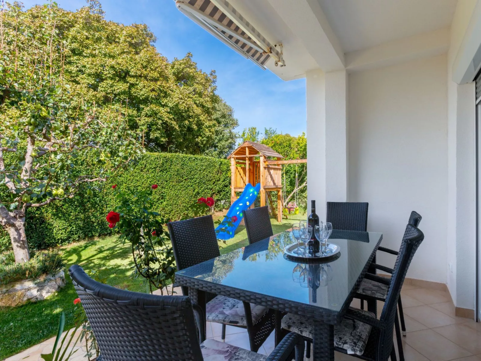 Für 6 Personen ca. 60 m&sup2; in Ližnjan, Istrien (Medulin und Umgebung)-Buiten