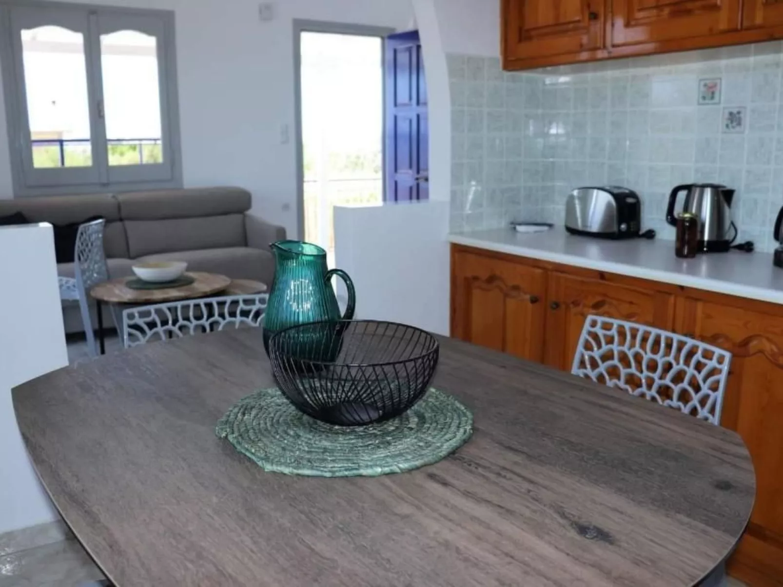 Villa Blue Cocoon mit Meerblick-Binnen