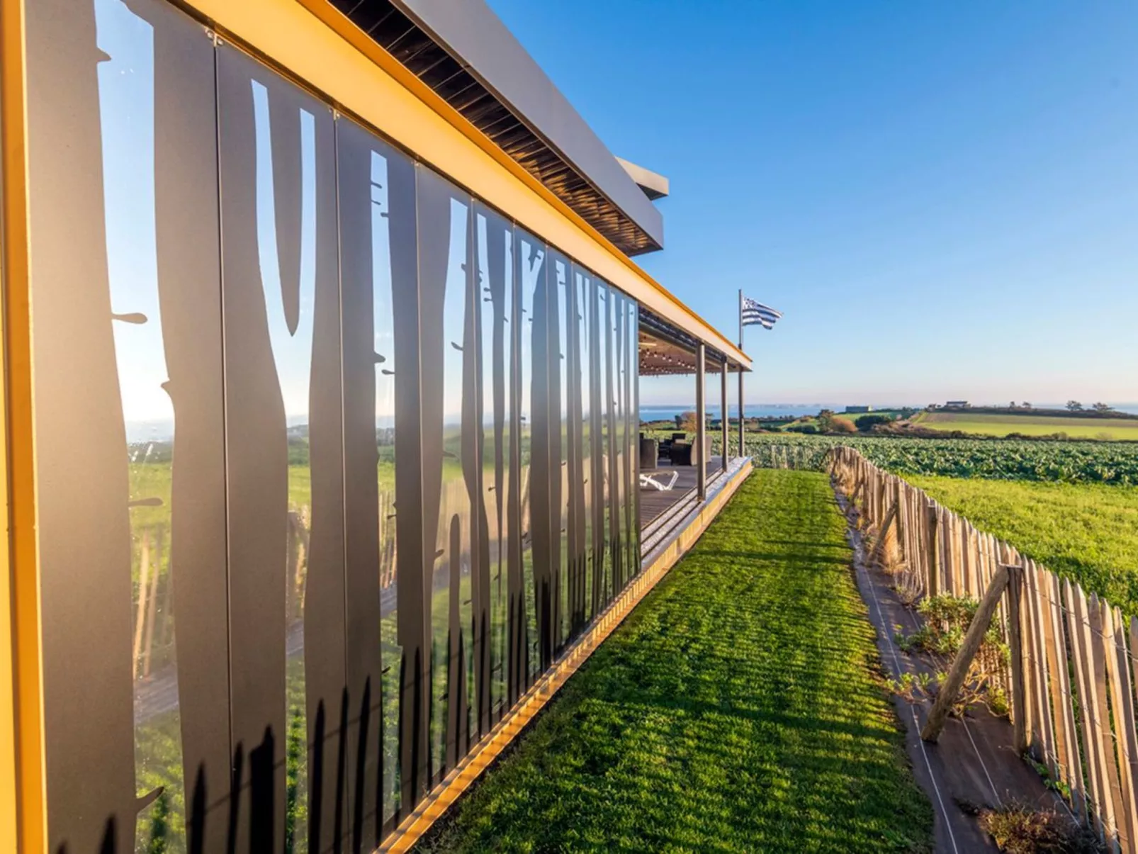 Villa mit Meerblick und privatem Spa - les gîtes de Fabie-Buiten