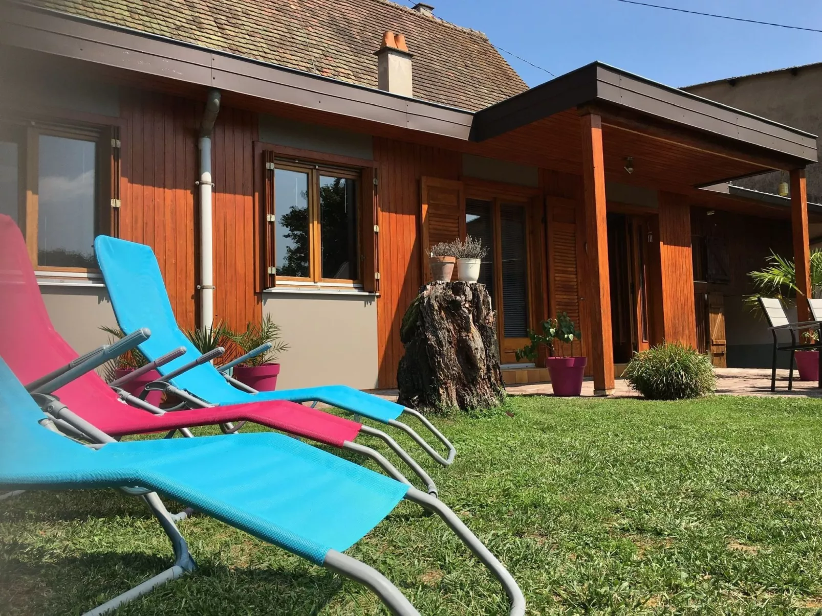 Unabhaengiges Ferienhaus in Soultzmatt mit Sonnigem Garten-Buiten