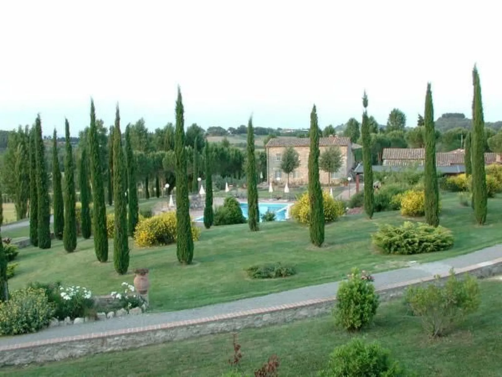 Wohnung in Sarteano mit Privatparkplatz-Buiten