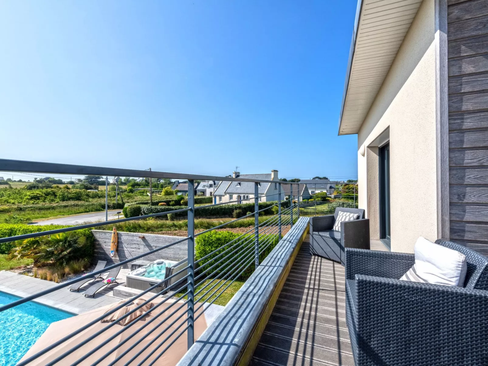 Ferienvilla "Ti Laouen" mit privatem Pool-Binnen