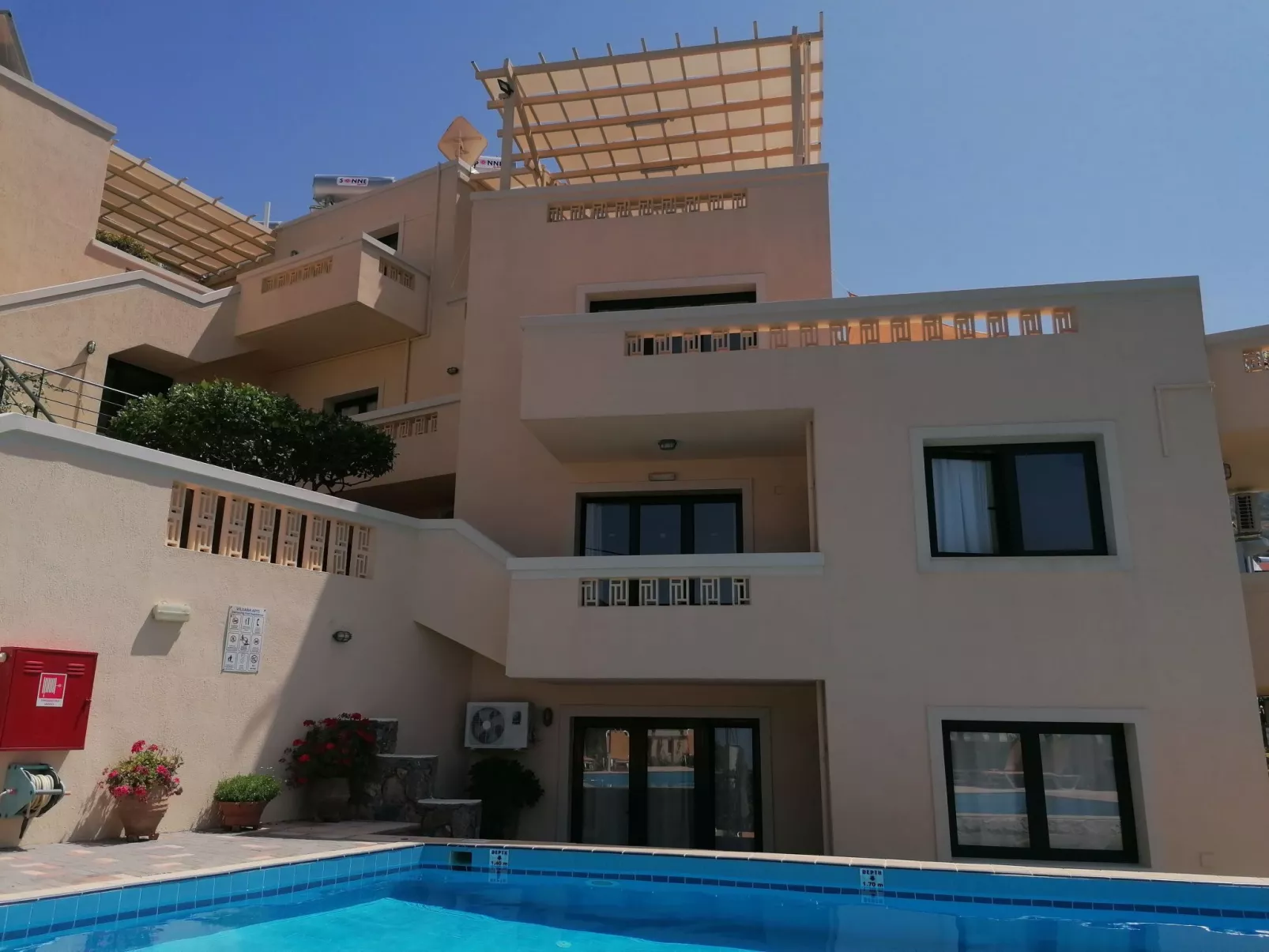 "Blue Horizon"-Buiten