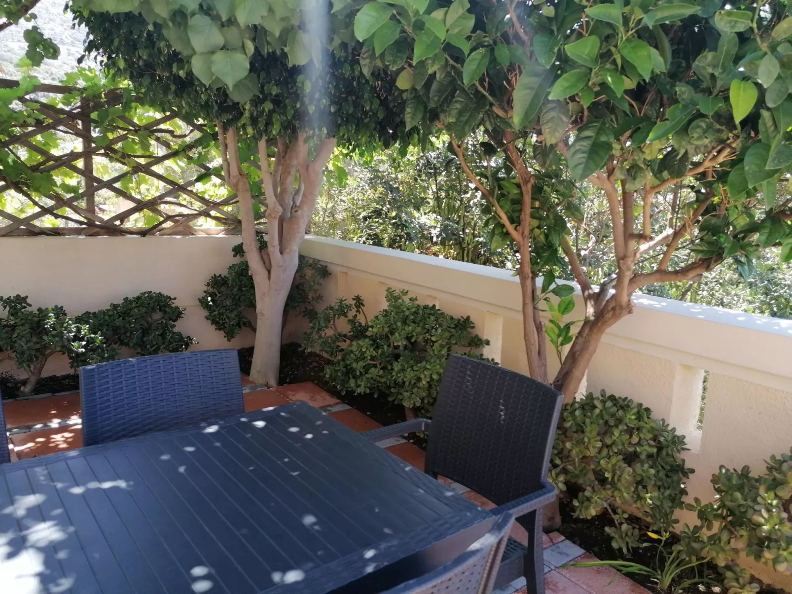 Wohnung "Terrasse am Pool"-Buiten