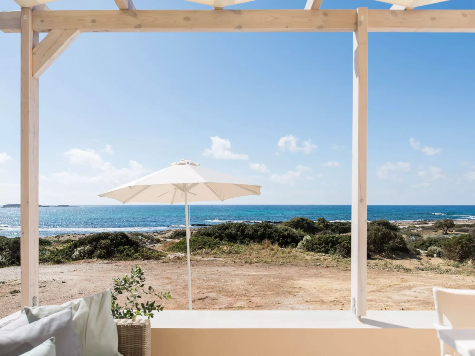 Falasarna Haus am Meer I 50m zum Strand-Binnen
