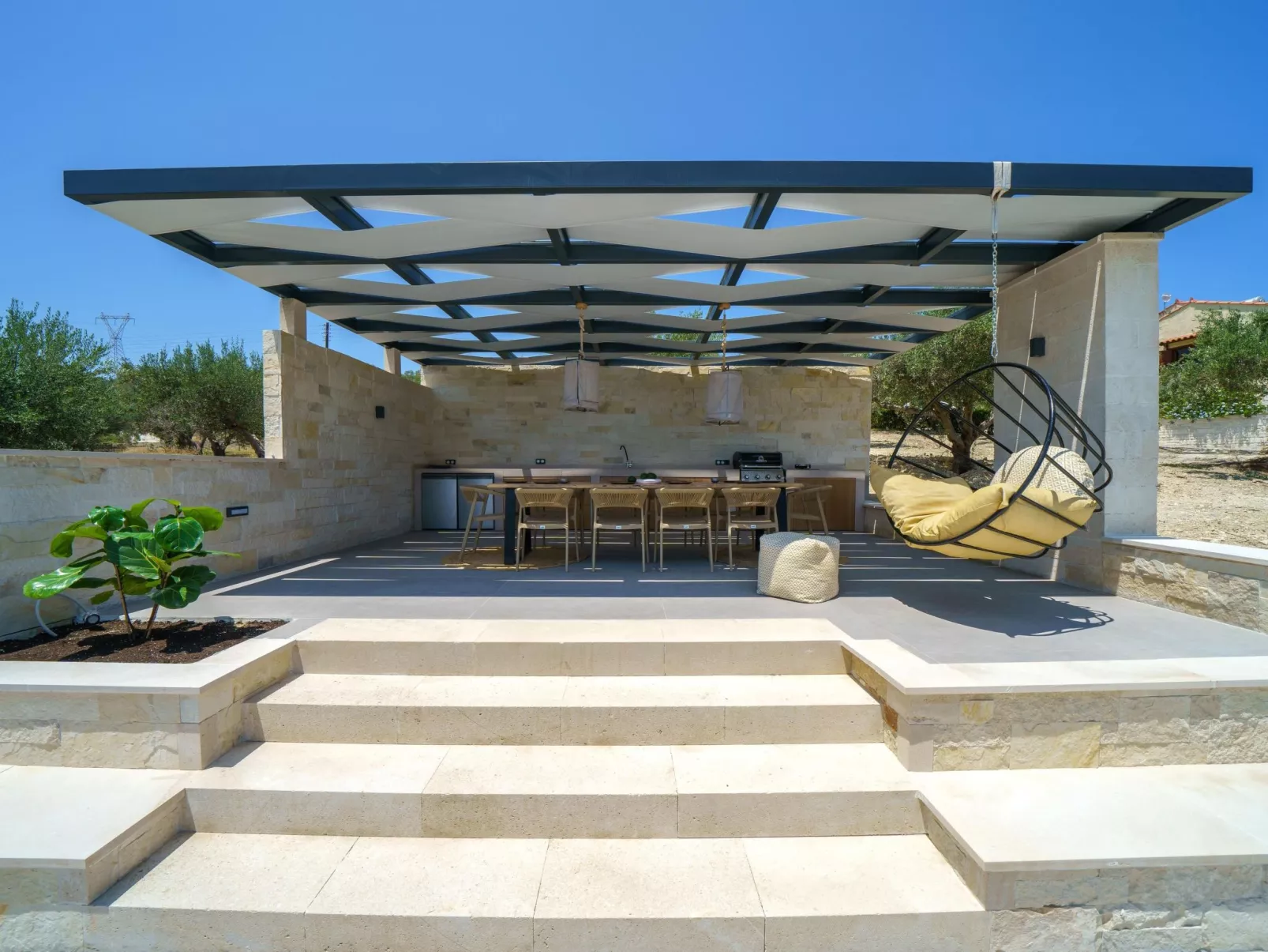 Großes Ferienhaus in Arkadi mit Großer Terrasse-Image-tags.info