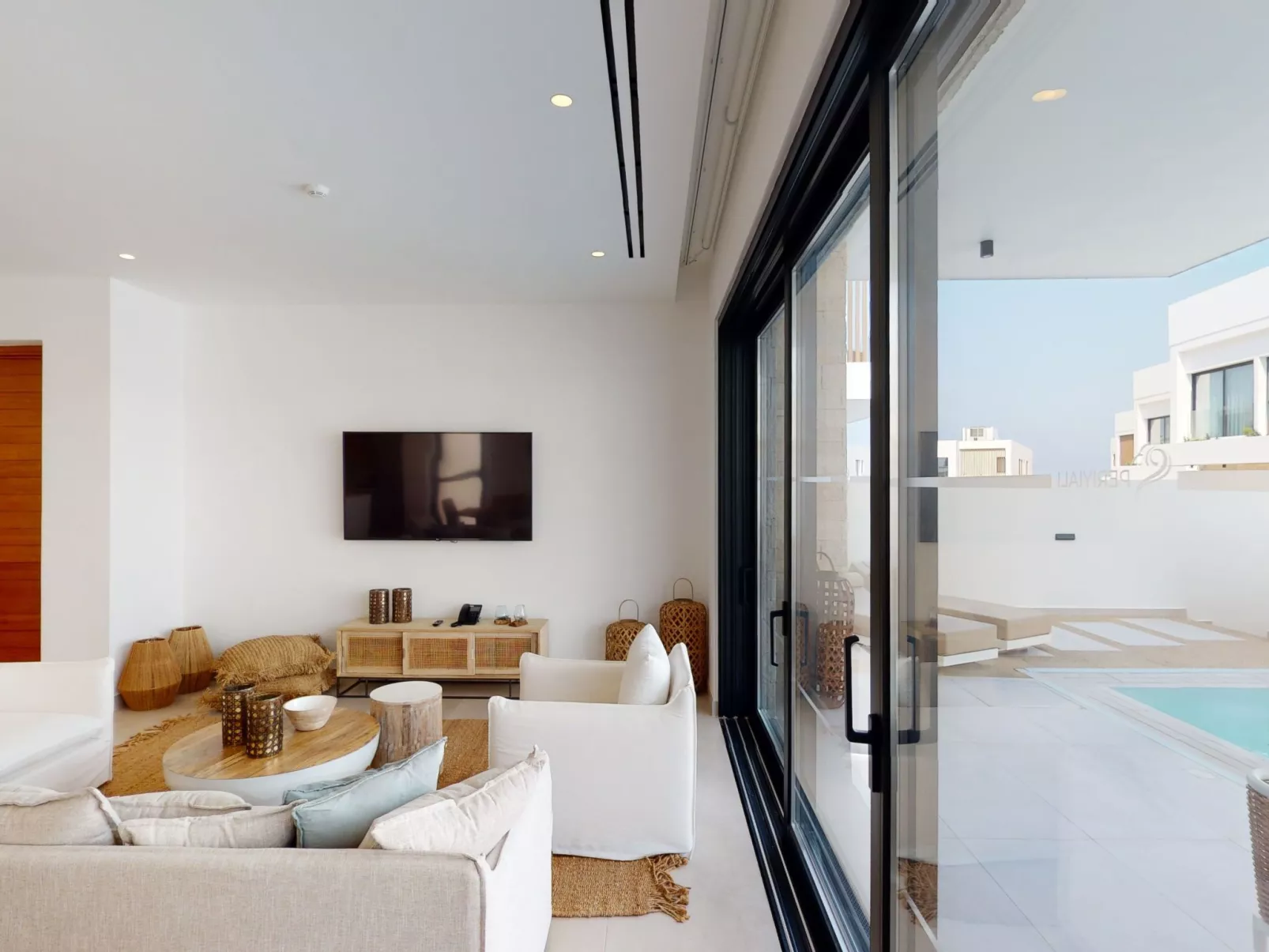 Periyiali Resort - Seitlicher Meerblick Villa Cleo - 16-Binnen