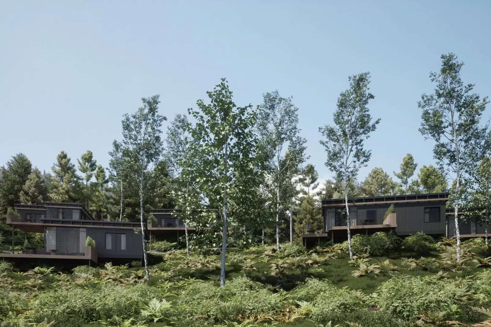 Hillview Resort Grandvoir 2-Gebieden zomer 1km