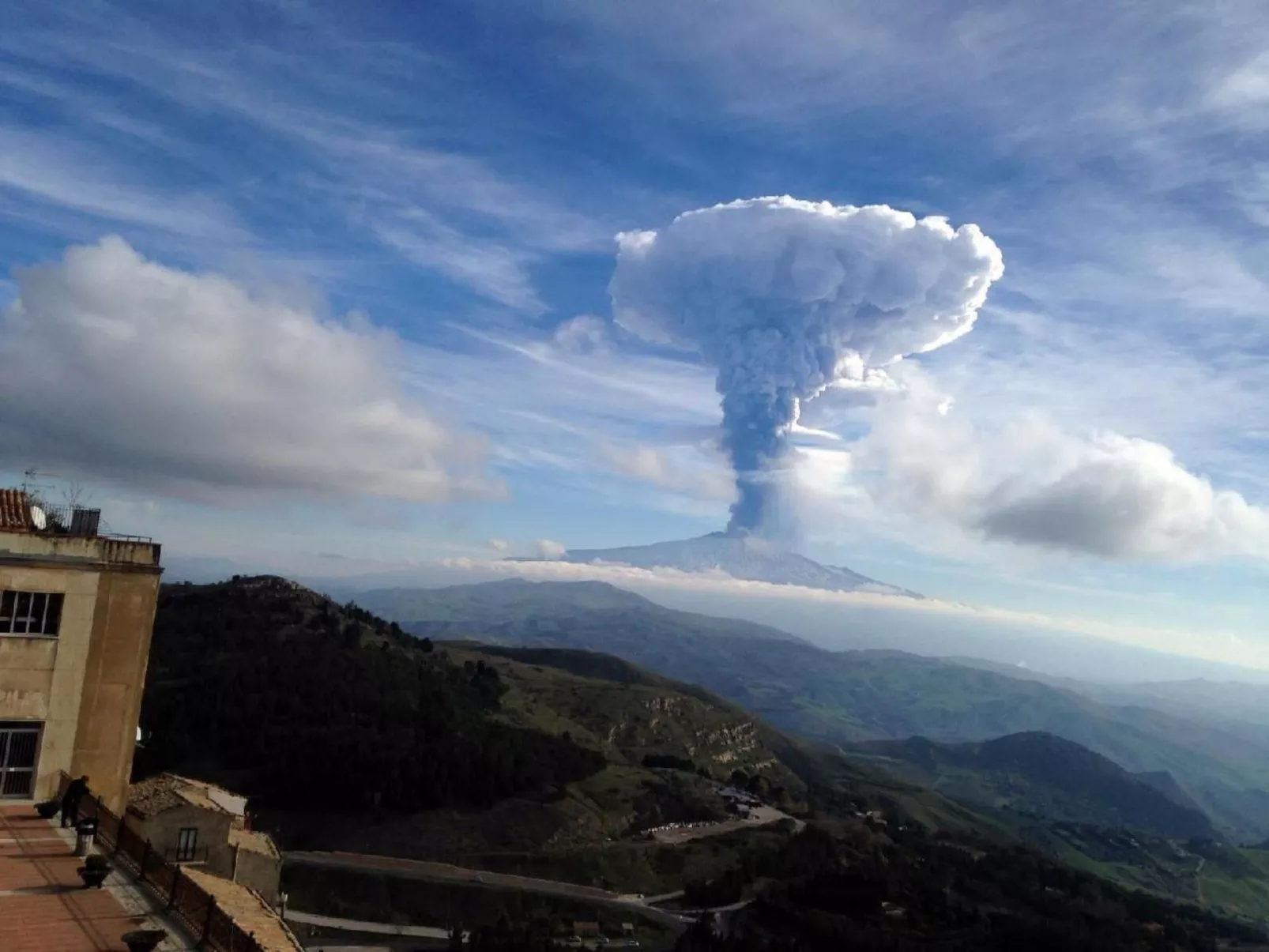 Landhaus mit Blick auf die Äolischen Inseln-Binnen