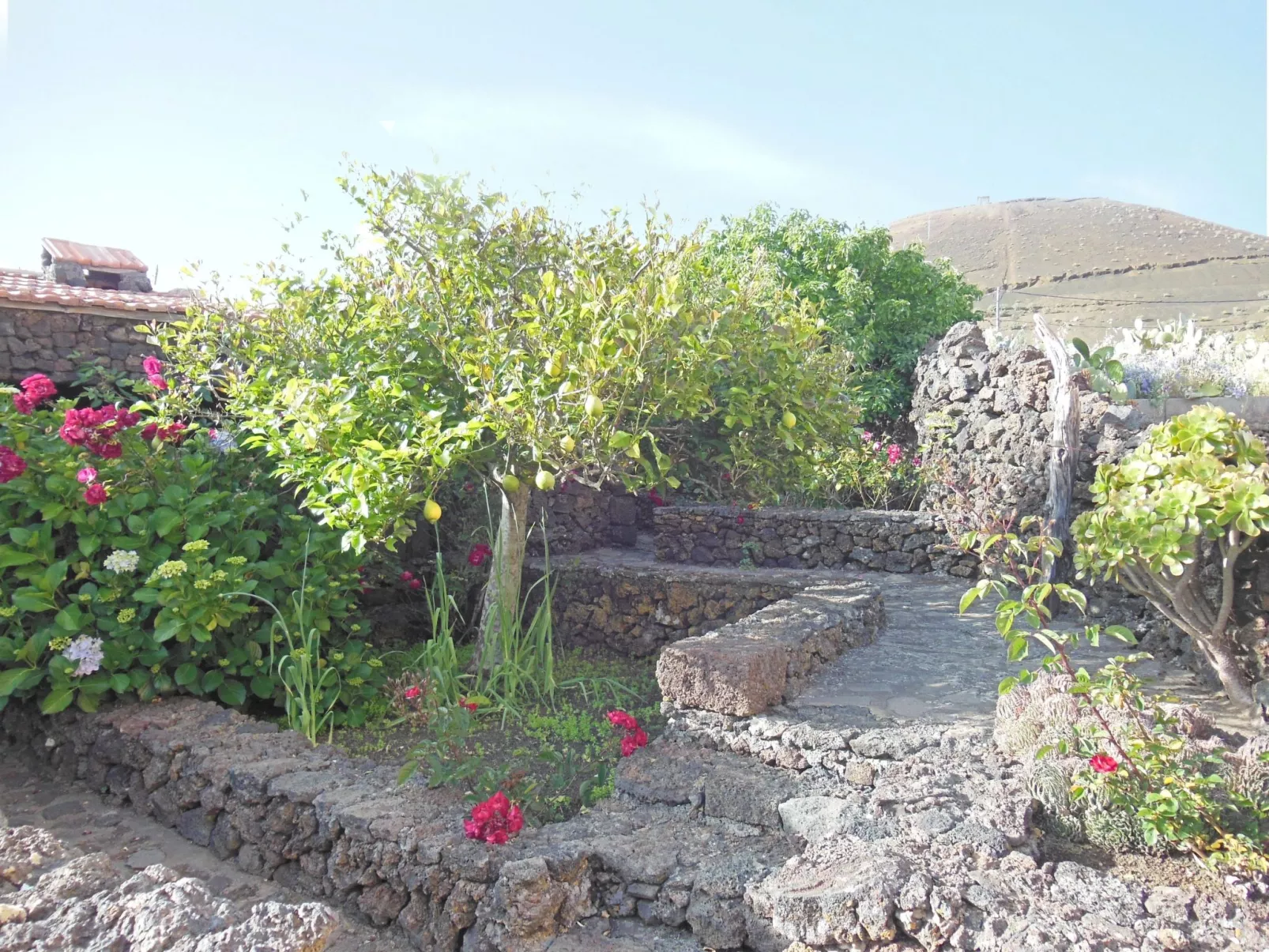 Traditionelles kanarisches Landhaus-Buiten