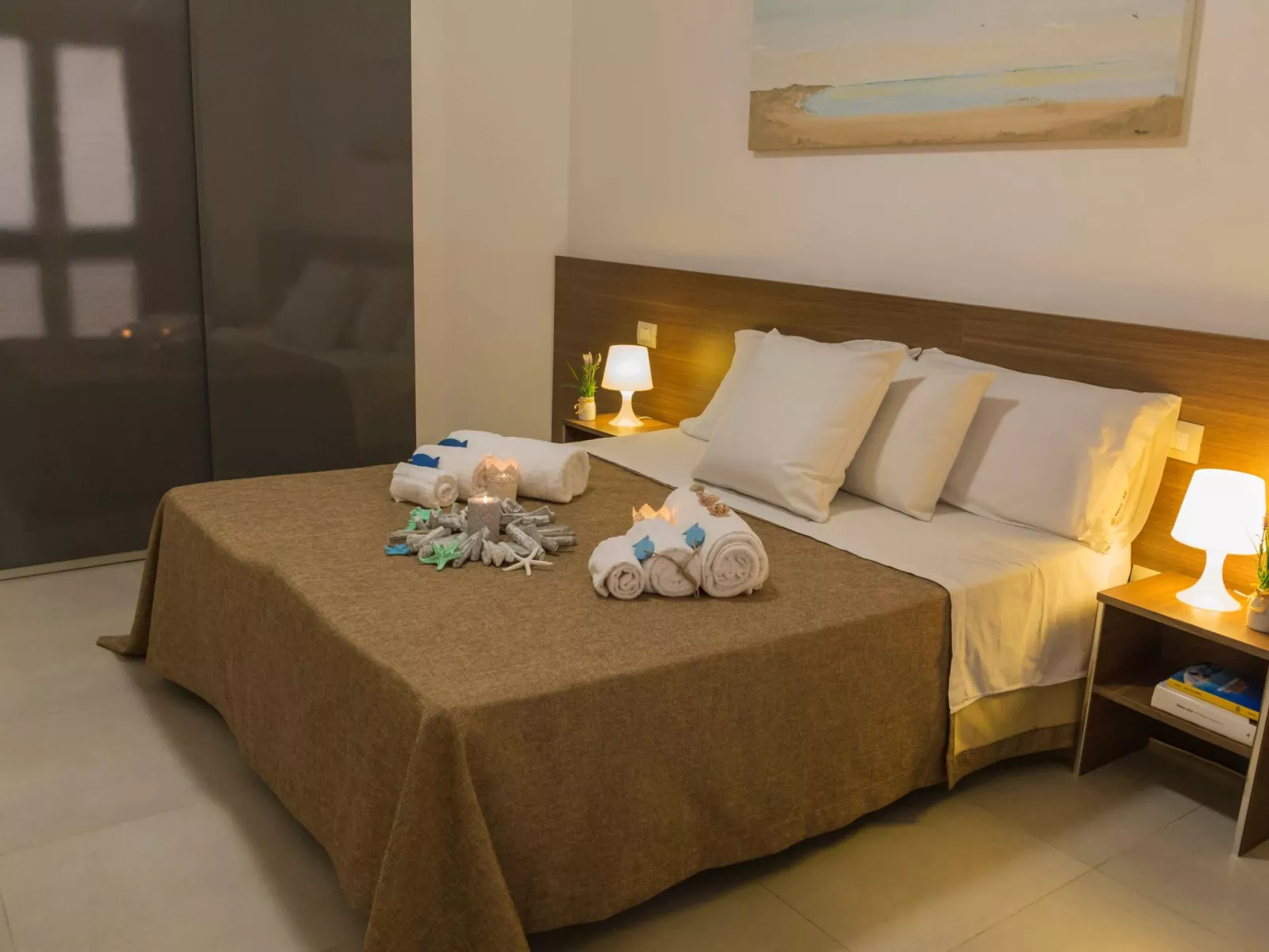 Wohnung 500m vom Meer entfernt für 6 Personen-Binnen