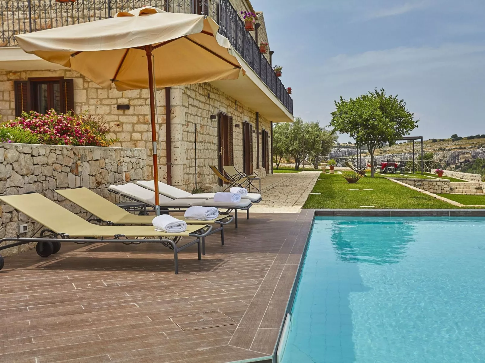 Komfortable Villa Castello - Blick auf Cava d'Ispica-Image-tags.info