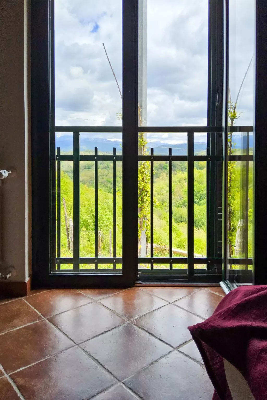 Mini-Appartement Casa Colombana mit Panoramablick - Binnen