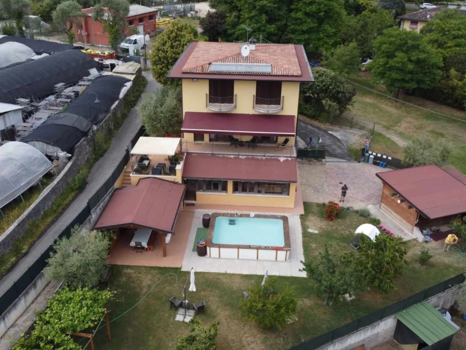 Appto. "Villa La Veranda" mit Garten und Pool-Buiten