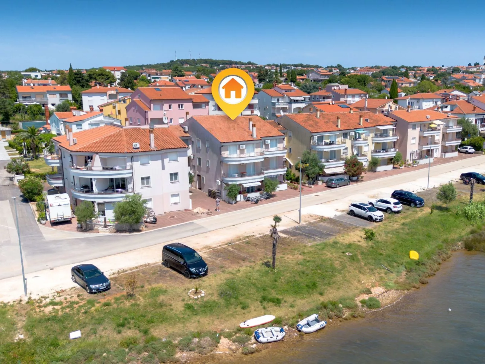 FeWo mit 2 Schlafzimmern und Meerblick - Buiten