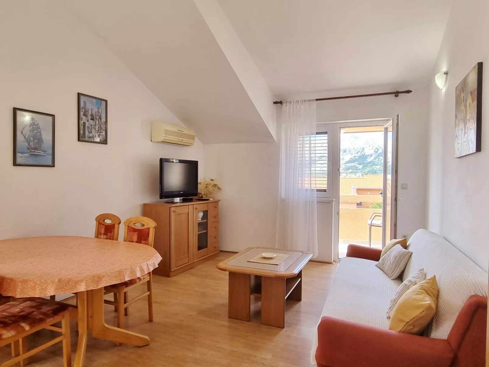 Wohnung in Baška mit Eigenem Balkon-Binnen