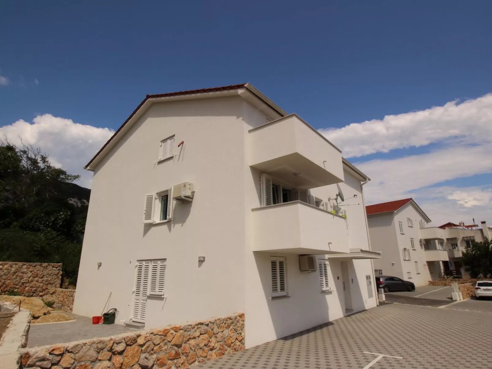 Wohnung in Baška mit Eigenem Balkon-Buiten