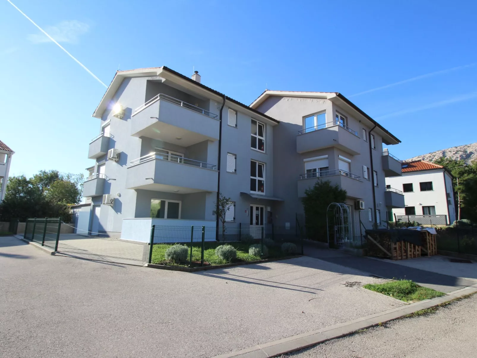 In Baška mit Eigenem Balkon-Buiten