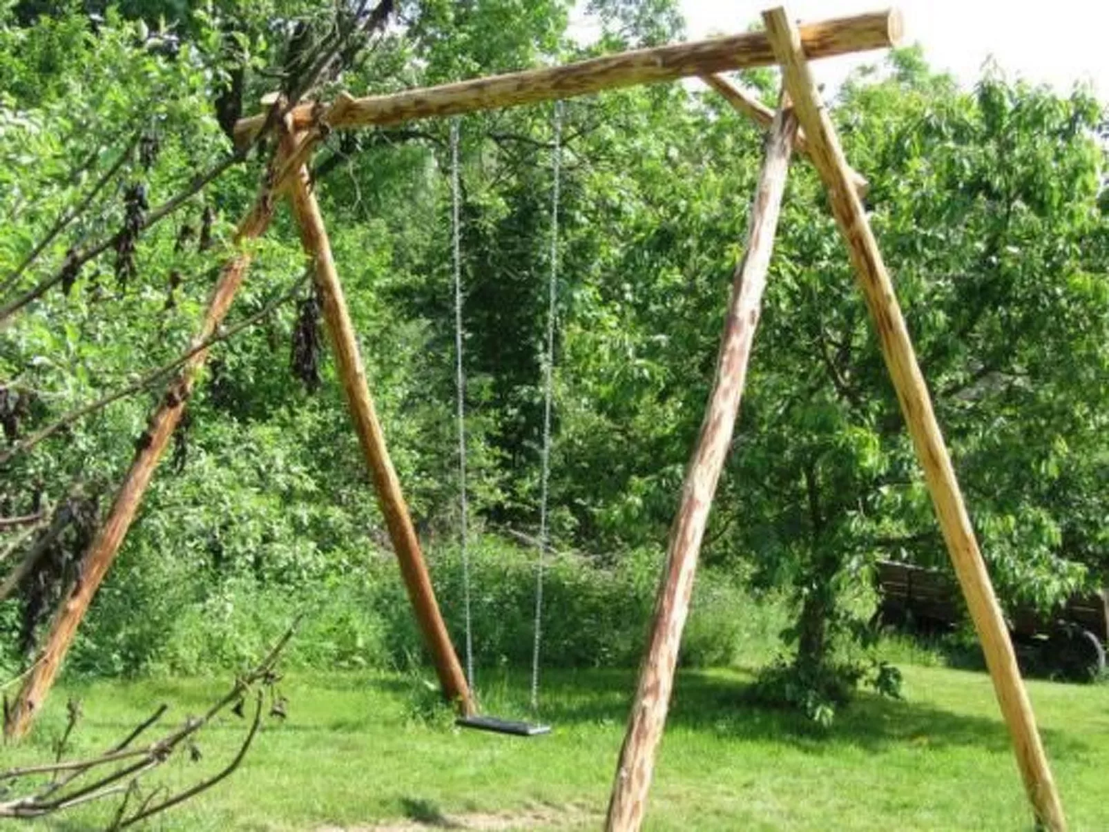 In Gajówka mit Terrasse und Garten-Buiten