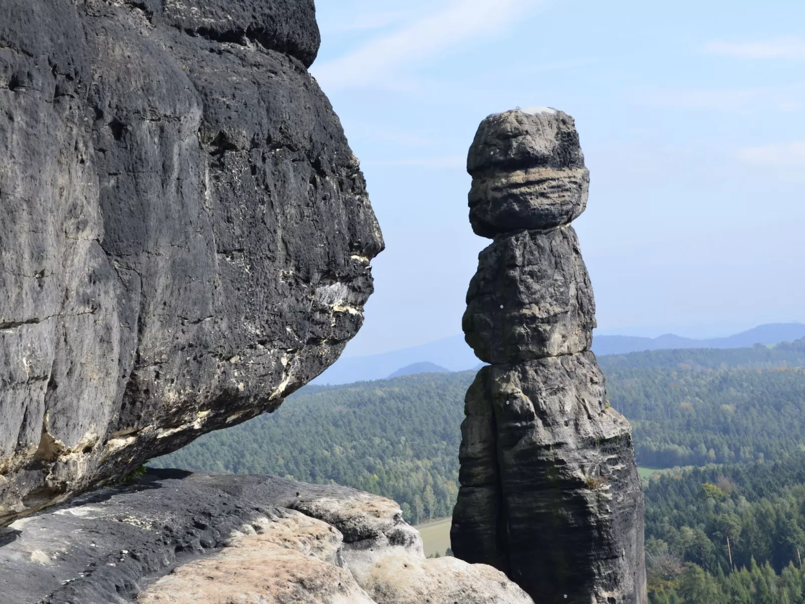 Panoramablick in Königstein-Buiten