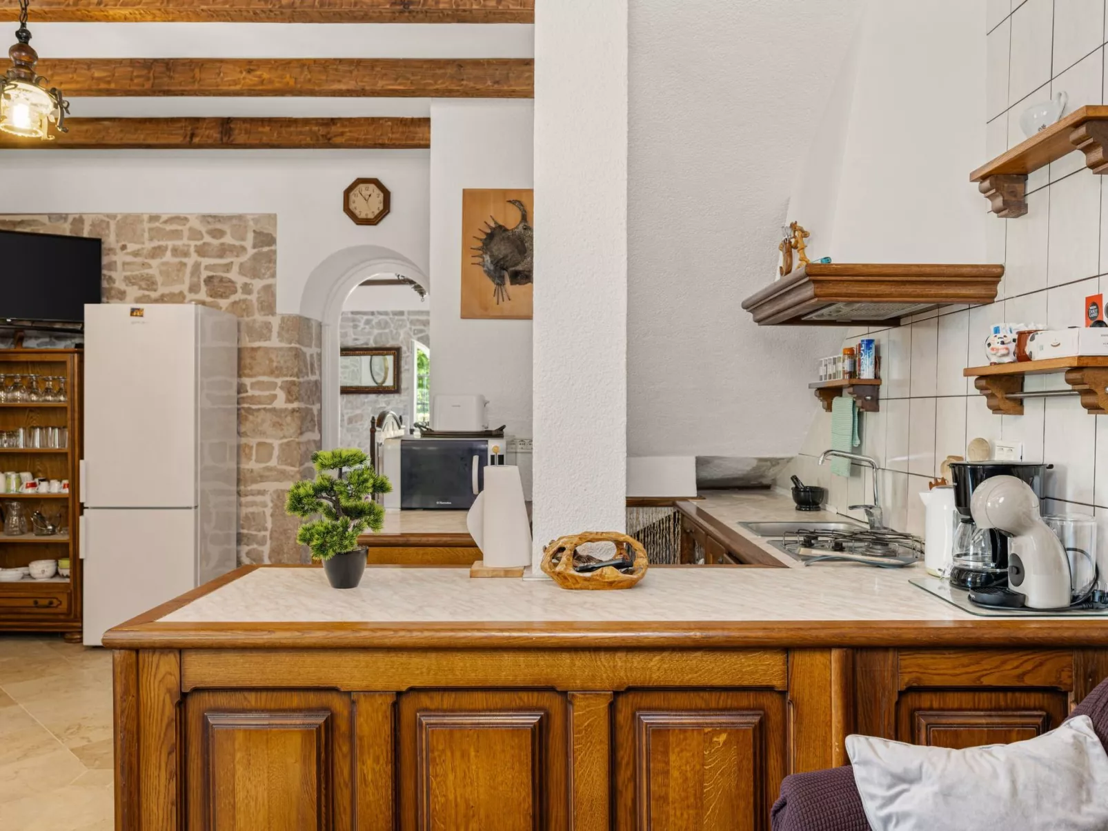 Gemütliches Ferienhaus in Ružići mit Offenem Kamin-Image-tags.info