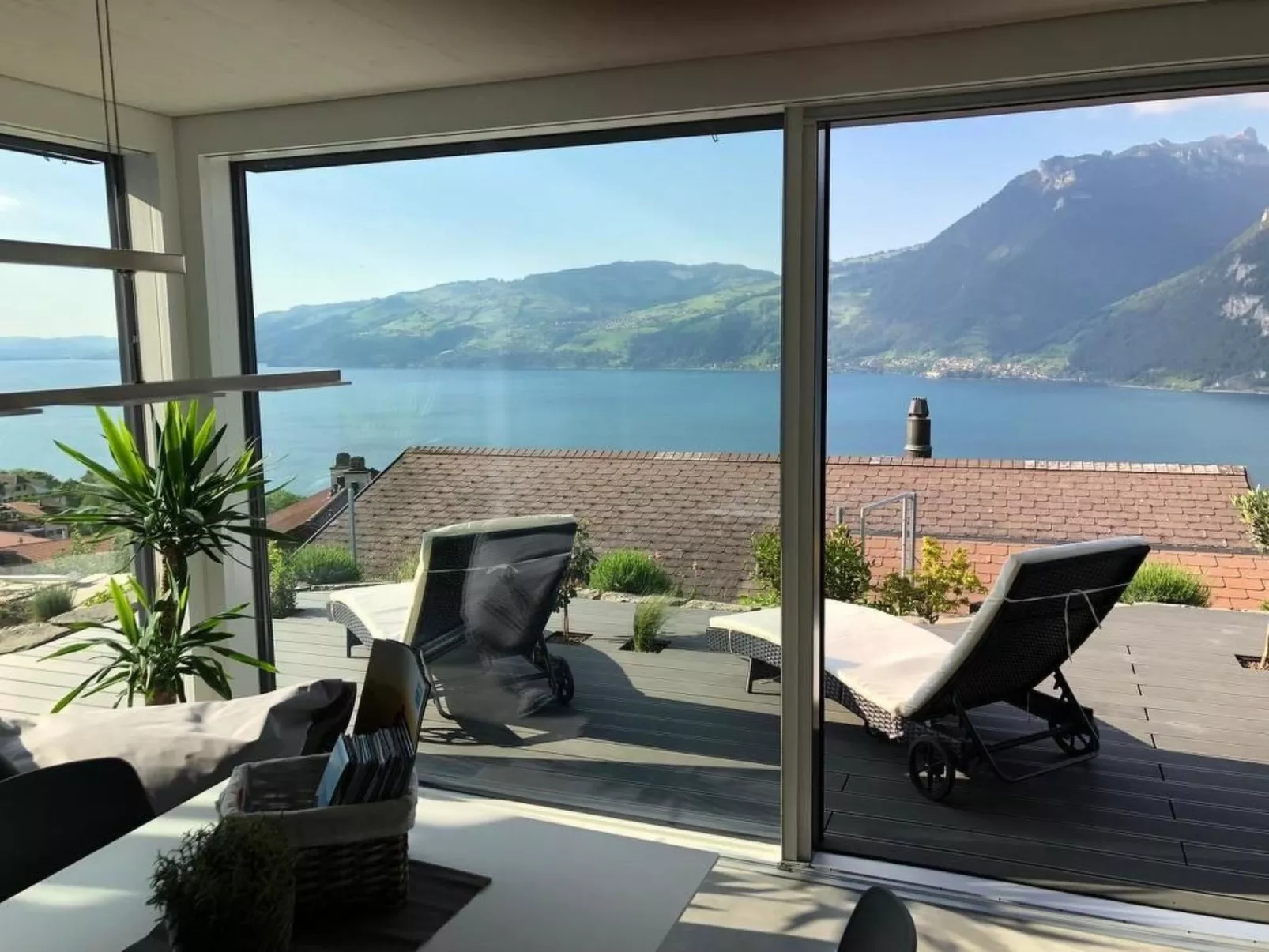 Gemütliche Apartment-Buiten