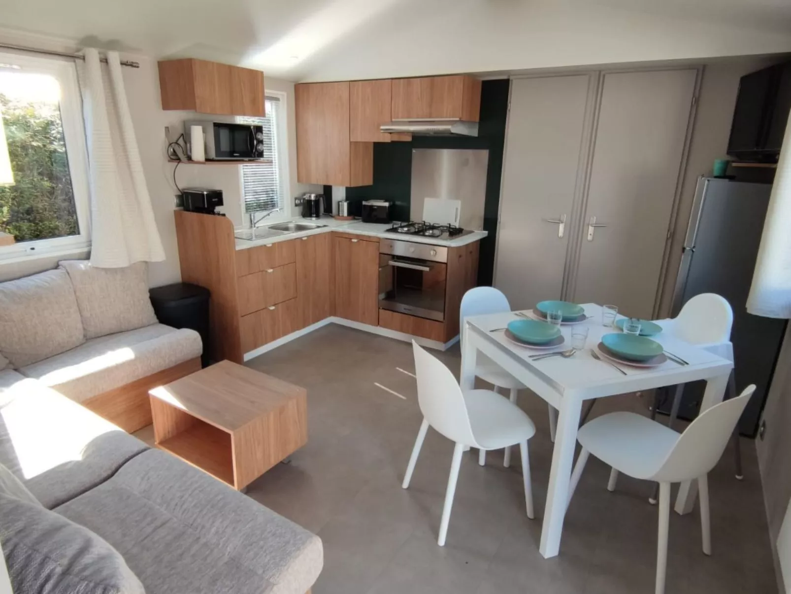 Mobilheim Herz Lauwersoog - Chalet Pampusplaat 03-Binnen