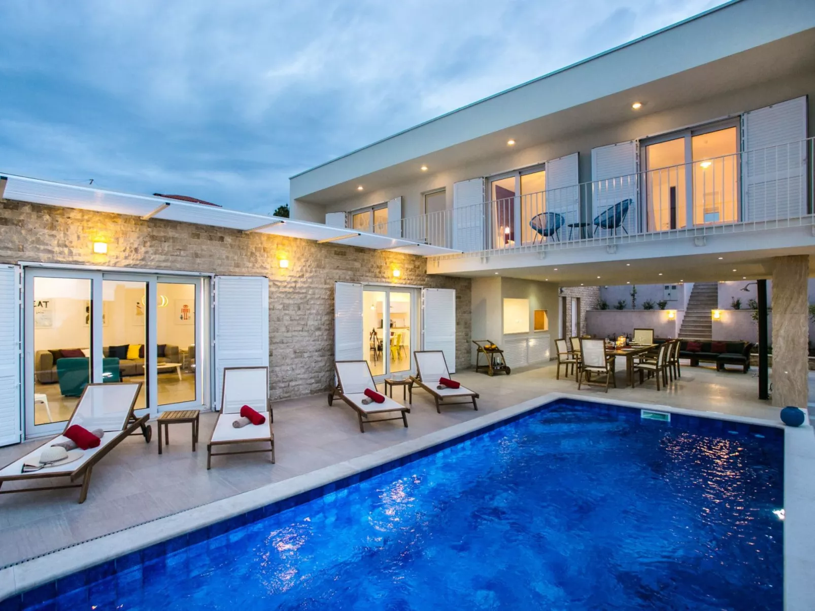 Am Strand "Villa Lori"-Buiten