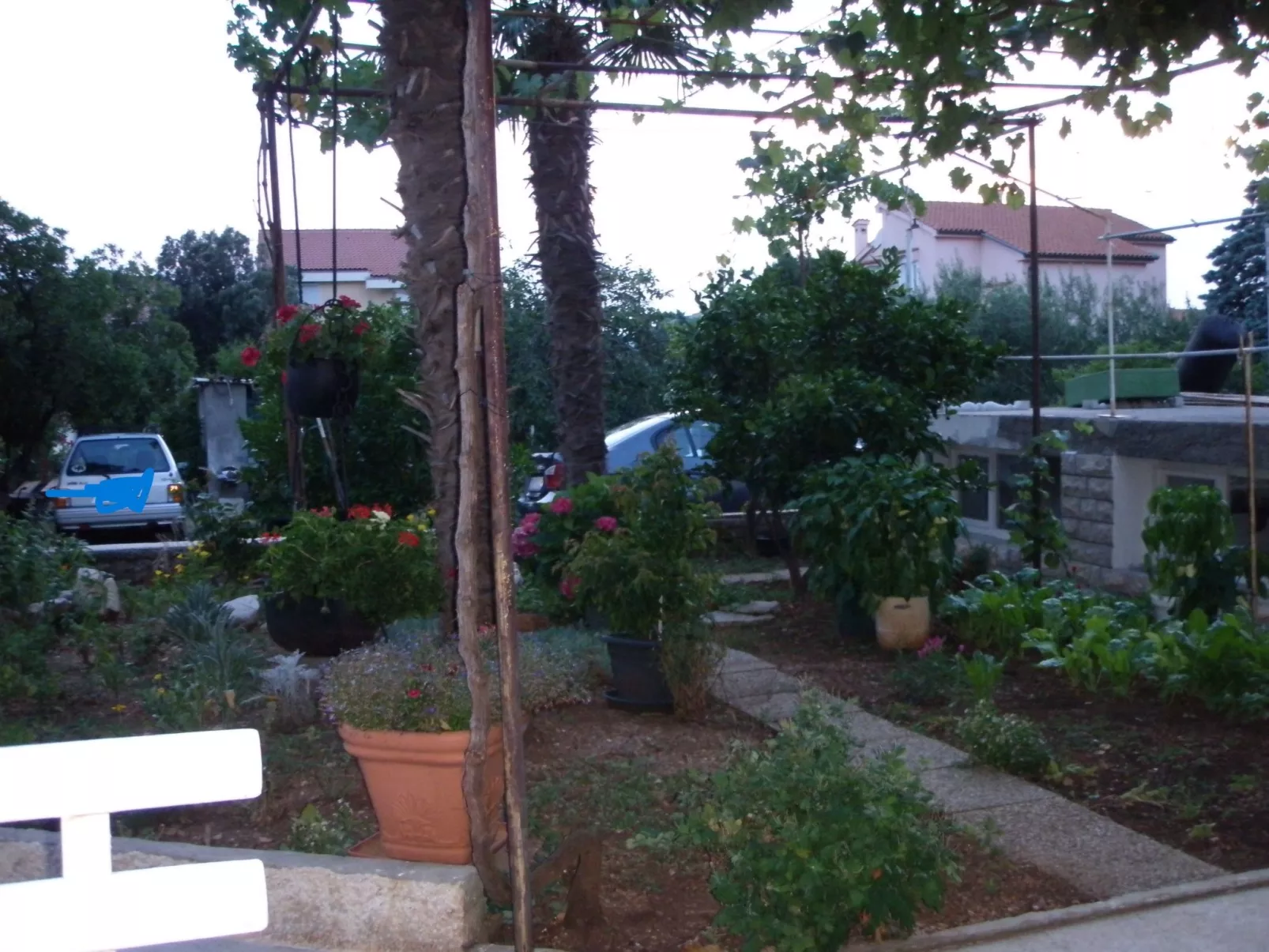 "App žardin" mit Balkon-Buiten