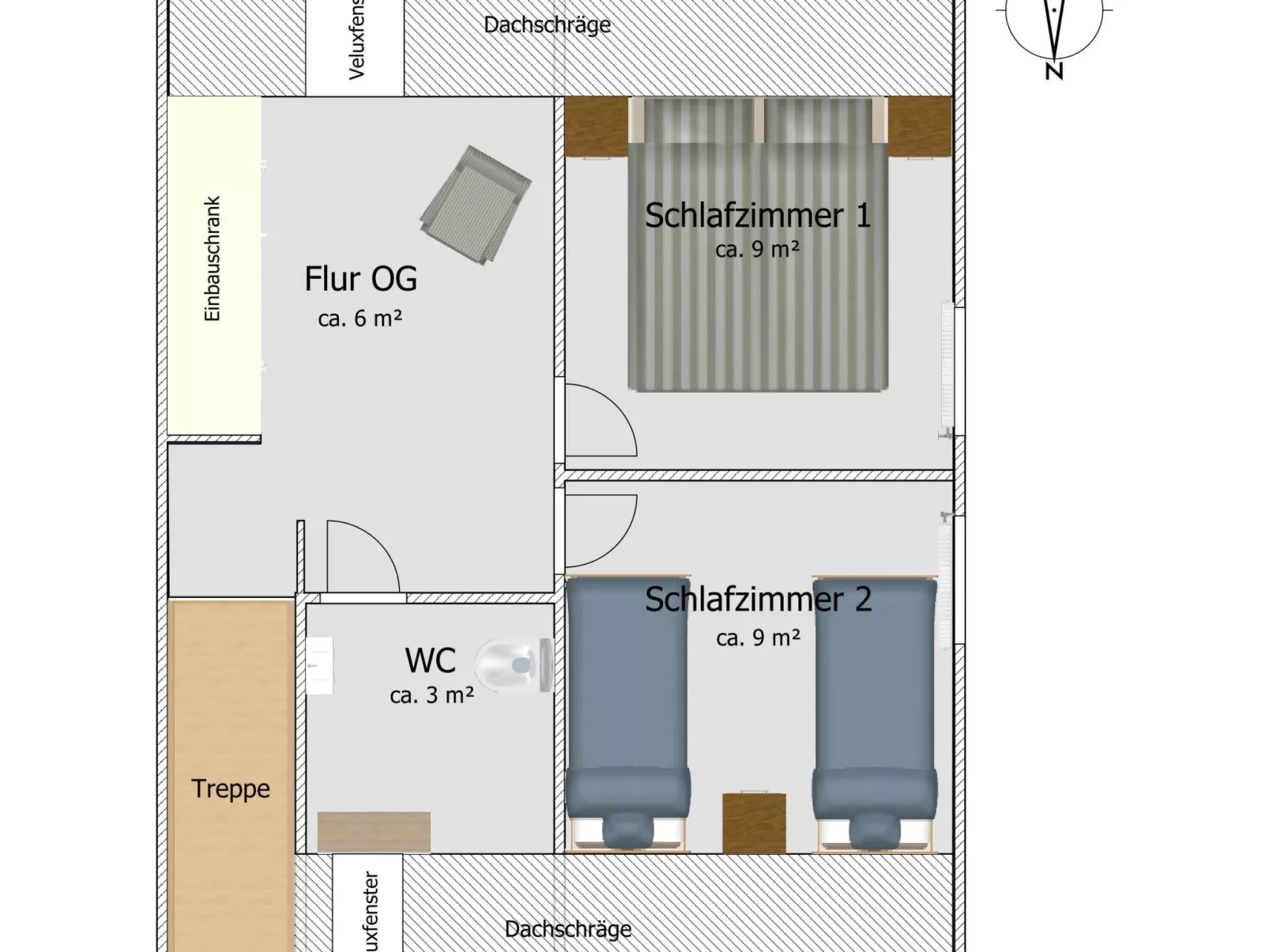 In Lutterbek mit Kleinem Garten-Binnen