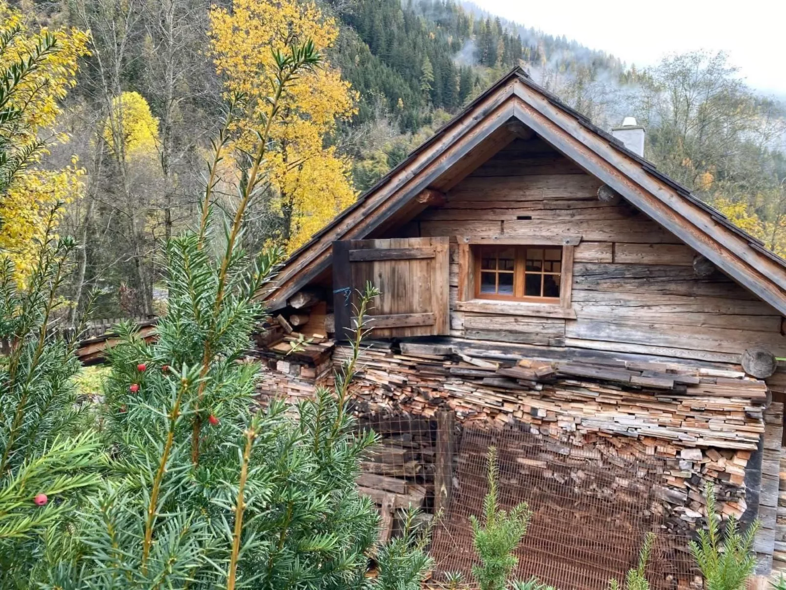 Romantikhütte-Buiten