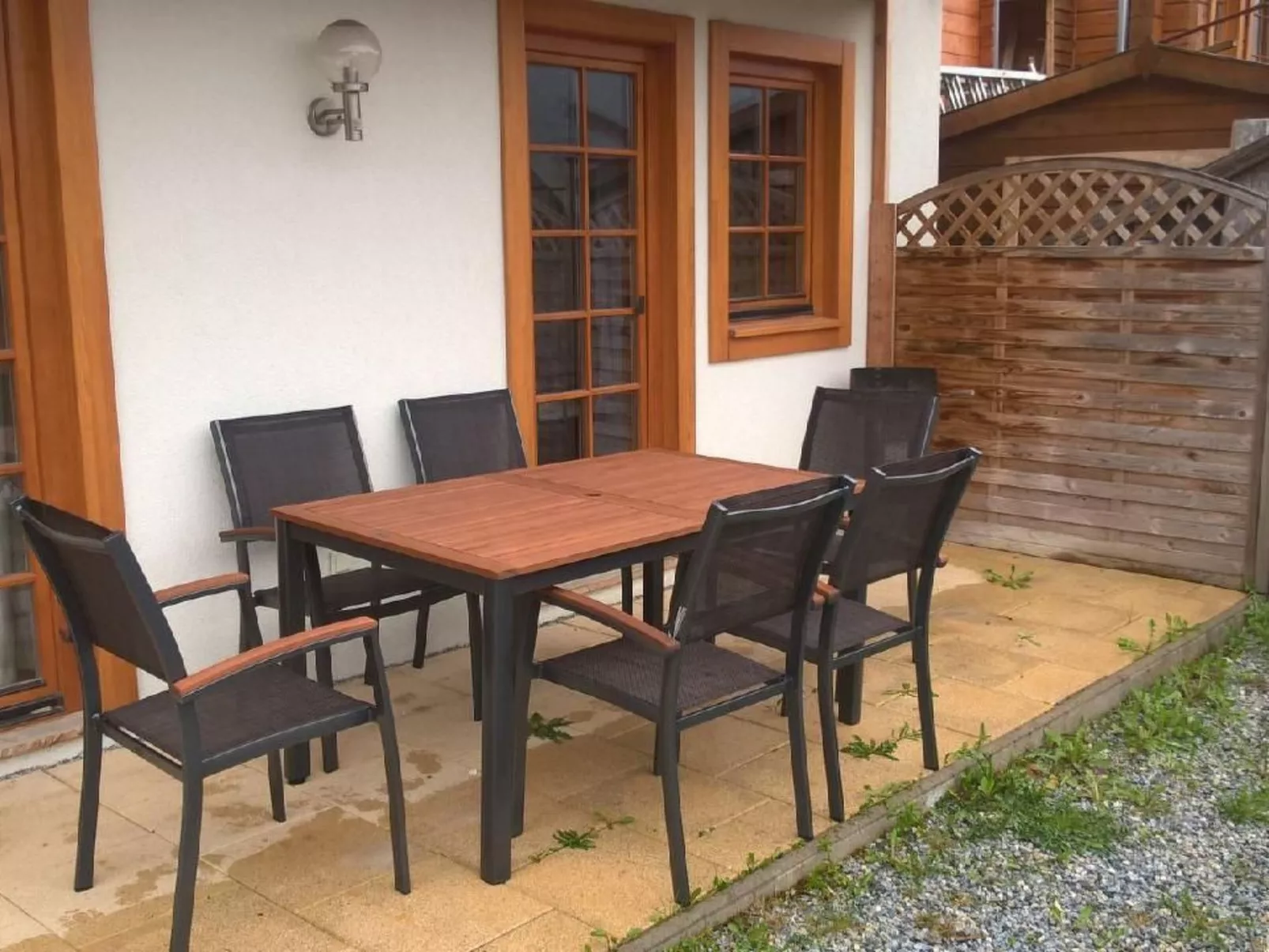 Chalet mit Sauna-Buiten