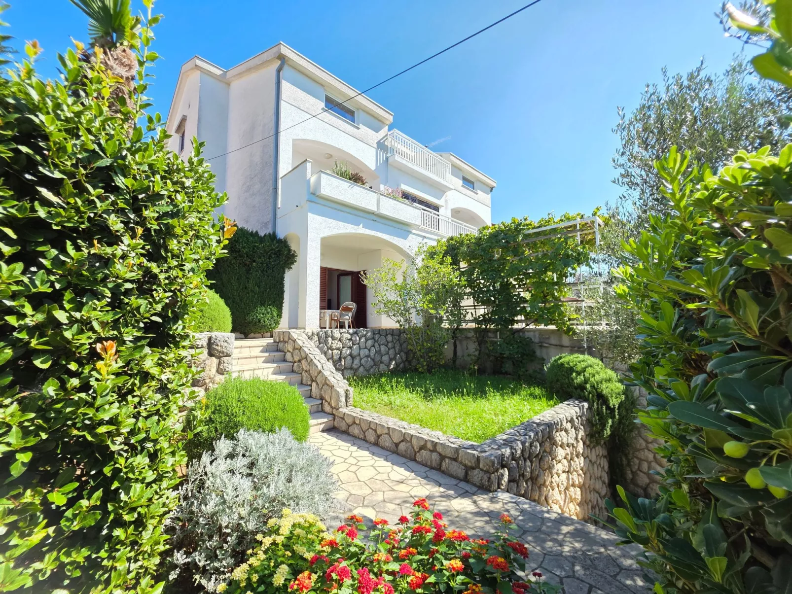 Wohnung in Dramalj mit Terrasse für 2-3 Personen - Buiten