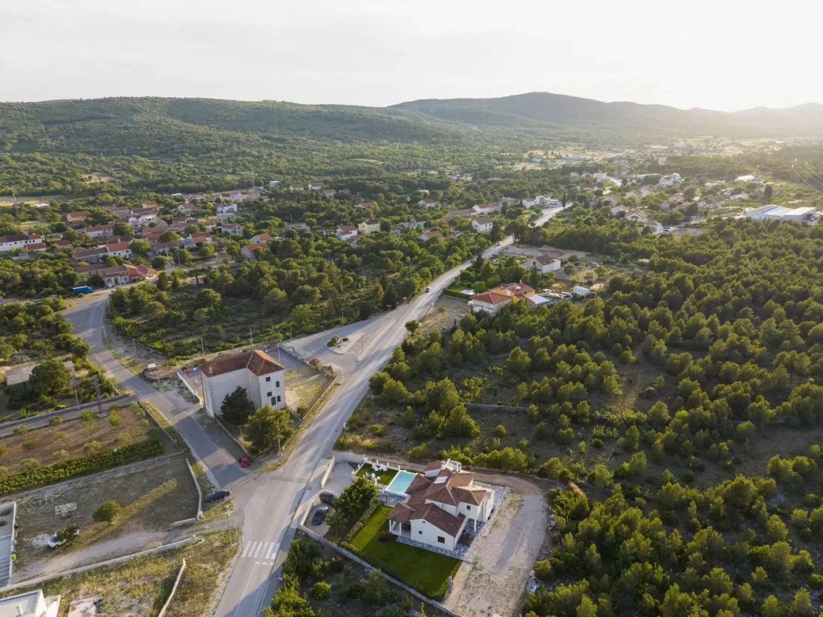 Villa Whitestone bei Šibenik-Buiten