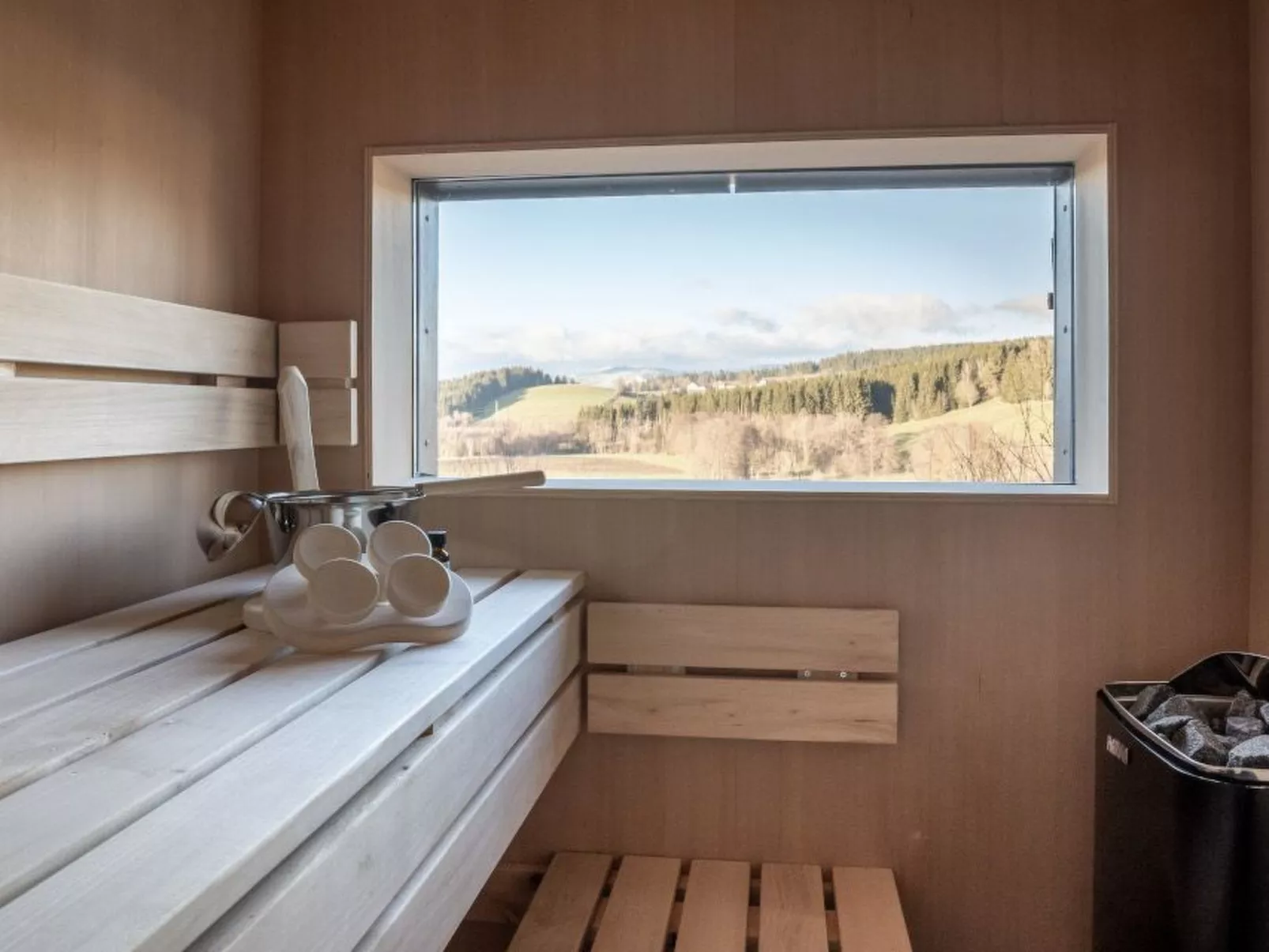 Exklusive Ferienwohnung mit eigener Sauna-Buiten