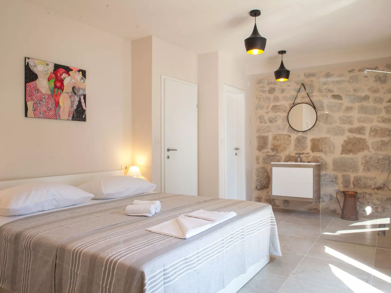 Wunderschöne Steinvilla mit tollem Ausblick-Binnen