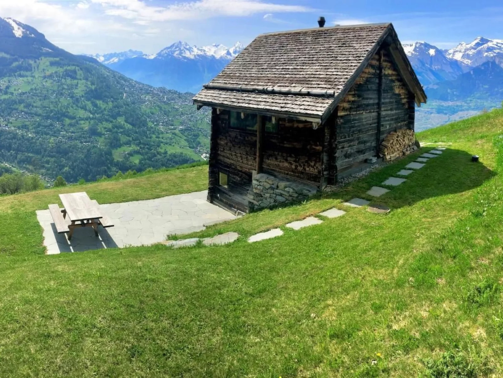 Alm Mayen im Wallis von 1904-Image-tags.info